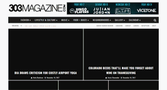 Desktop Screenshot of 303magazine.com